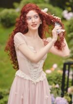 Pink Mist Fairy Corset Dress - Image 4