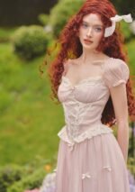 Pink Mist Fairy Corset Dress - Image 5