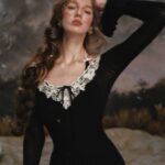 Symphony of Blossom Knit Dress