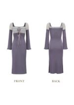 Iris Dream Knit Dress - Image 2